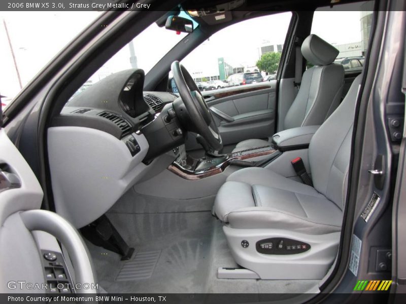 Stratus Grey Metallic / Grey 2006 BMW X5 3.0i