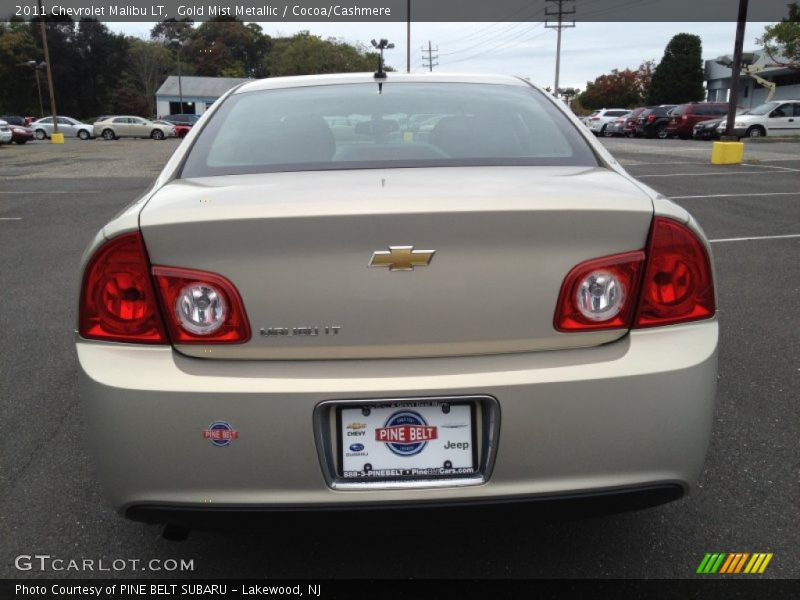 Gold Mist Metallic / Cocoa/Cashmere 2011 Chevrolet Malibu LT