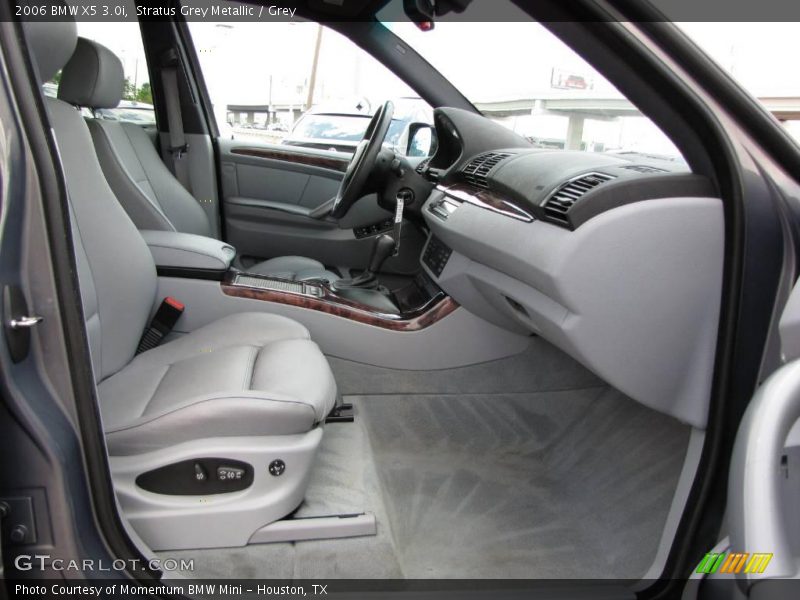Stratus Grey Metallic / Grey 2006 BMW X5 3.0i