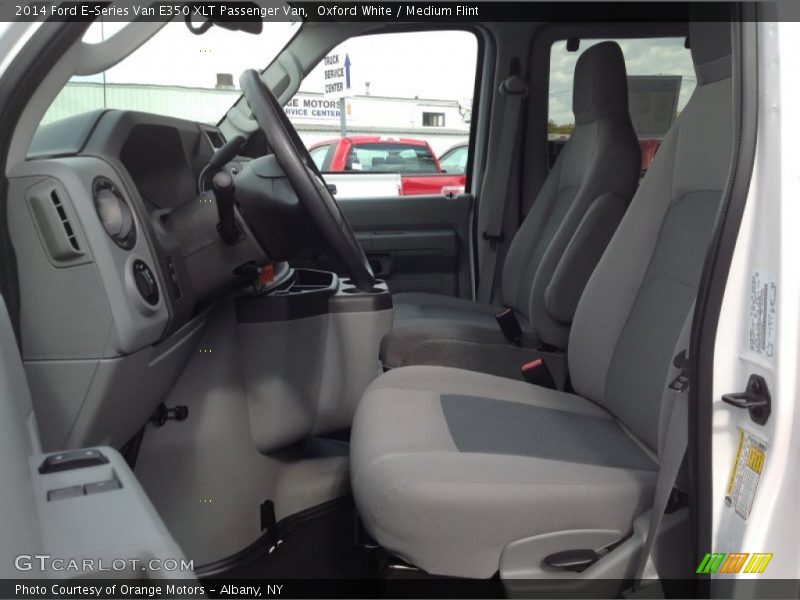 Oxford White / Medium Flint 2014 Ford E-Series Van E350 XLT Passenger Van