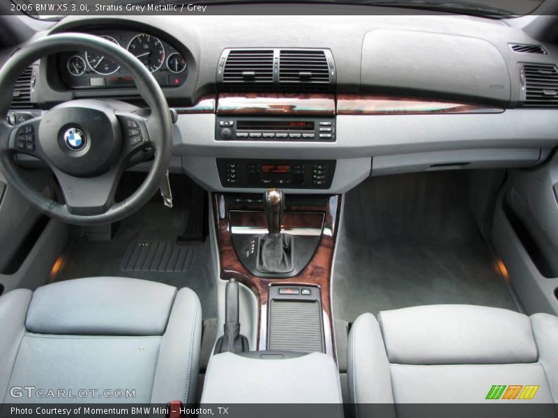 Stratus Grey Metallic / Grey 2006 BMW X5 3.0i