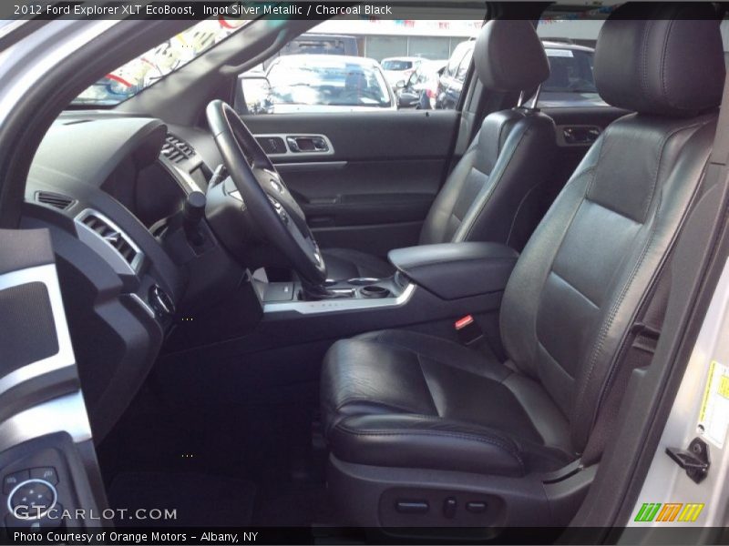 Ingot Silver Metallic / Charcoal Black 2012 Ford Explorer XLT EcoBoost