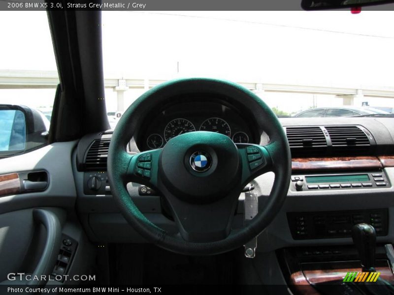 Stratus Grey Metallic / Grey 2006 BMW X5 3.0i