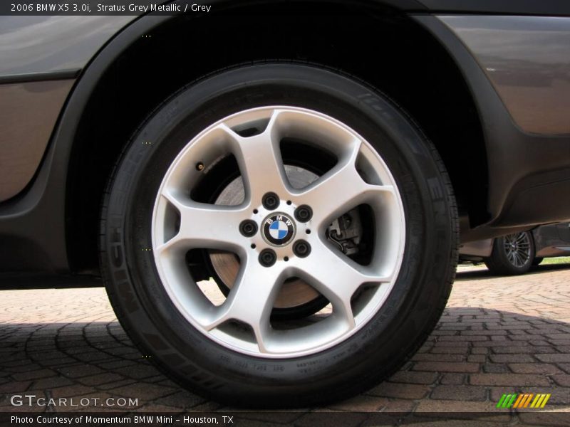 Stratus Grey Metallic / Grey 2006 BMW X5 3.0i