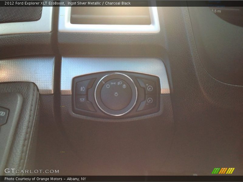 Ingot Silver Metallic / Charcoal Black 2012 Ford Explorer XLT EcoBoost