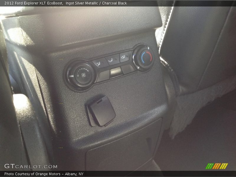 Ingot Silver Metallic / Charcoal Black 2012 Ford Explorer XLT EcoBoost