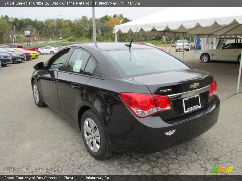 Black Granite Metallic / Jet Black/Medium Titanium 2014 Chevrolet Cruze LS