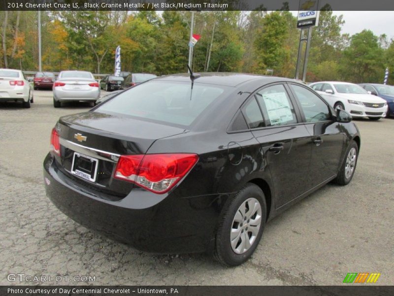 Black Granite Metallic / Jet Black/Medium Titanium 2014 Chevrolet Cruze LS