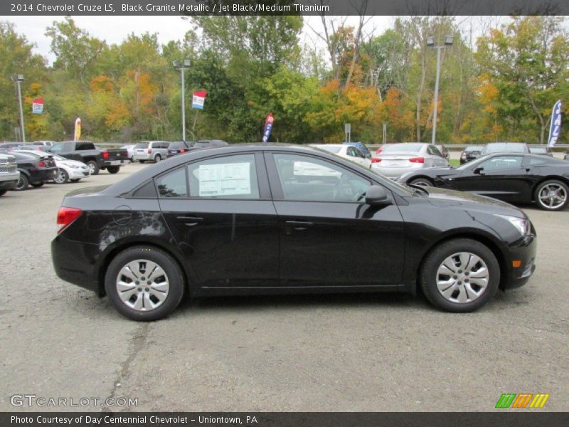 Black Granite Metallic / Jet Black/Medium Titanium 2014 Chevrolet Cruze LS