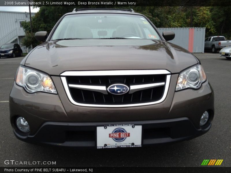 Deep Bronze Metallic / Warm Ivory 2008 Subaru Outback 2.5i Limited Wagon