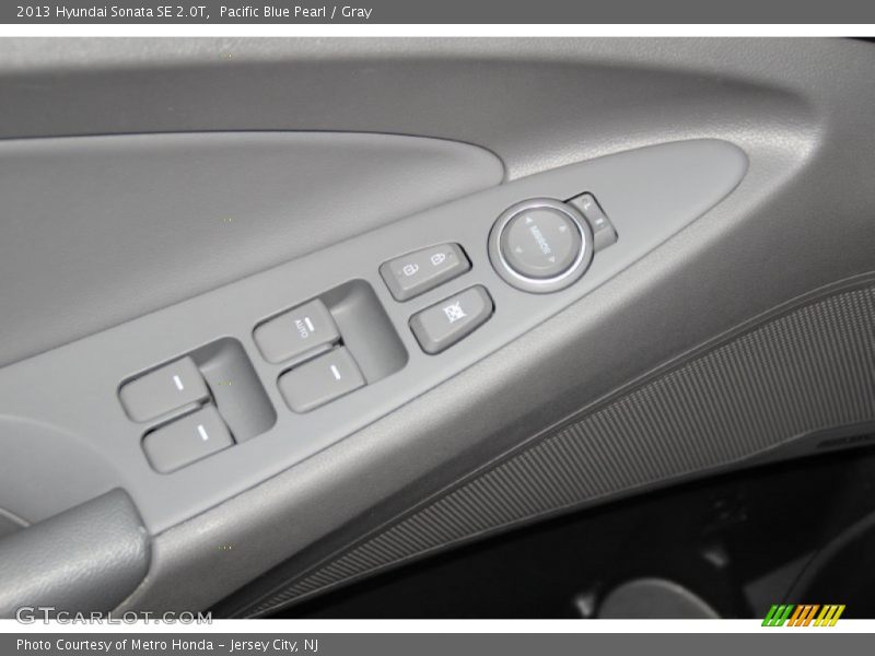 Pacific Blue Pearl / Gray 2013 Hyundai Sonata SE 2.0T
