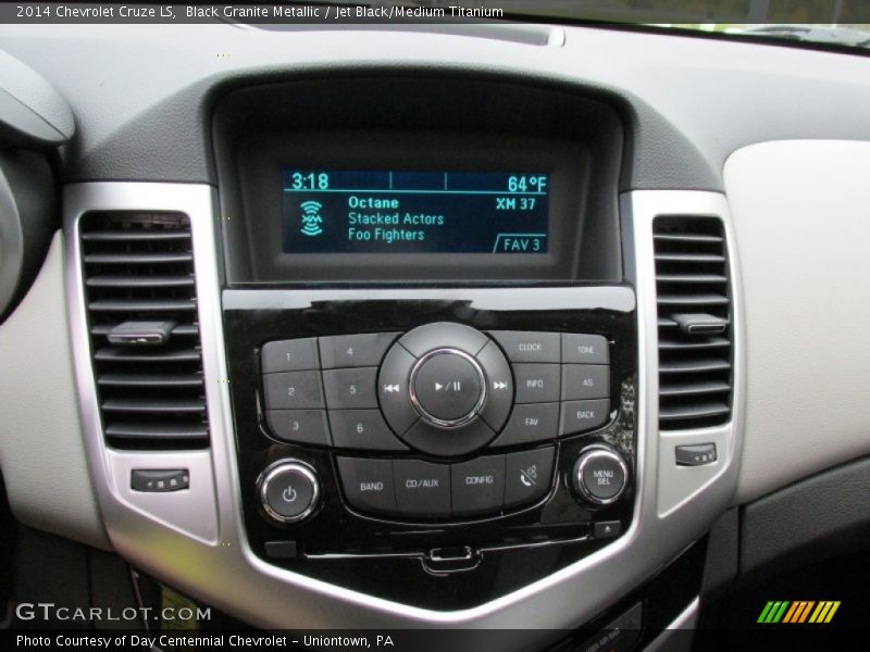 Black Granite Metallic / Jet Black/Medium Titanium 2014 Chevrolet Cruze LS