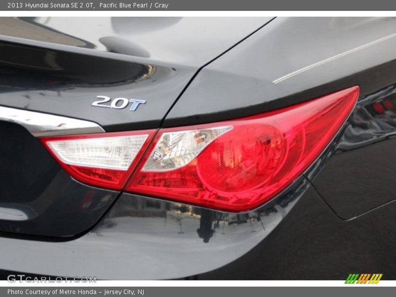Pacific Blue Pearl / Gray 2013 Hyundai Sonata SE 2.0T
