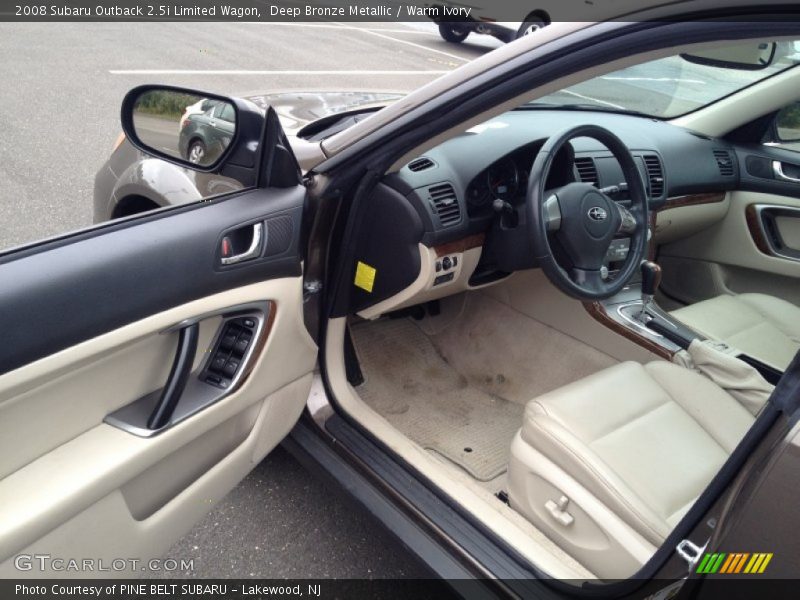 Deep Bronze Metallic / Warm Ivory 2008 Subaru Outback 2.5i Limited Wagon