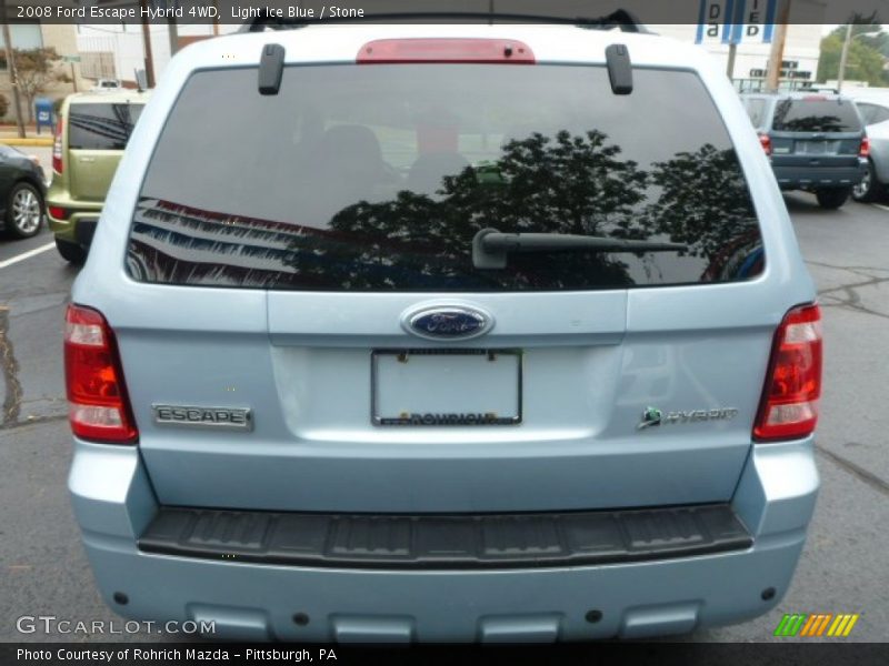 Light Ice Blue / Stone 2008 Ford Escape Hybrid 4WD