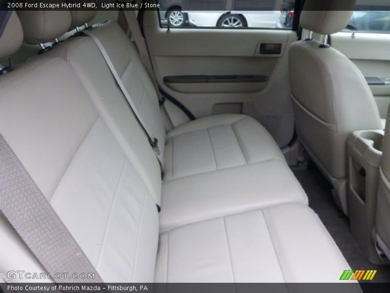Light Ice Blue / Stone 2008 Ford Escape Hybrid 4WD