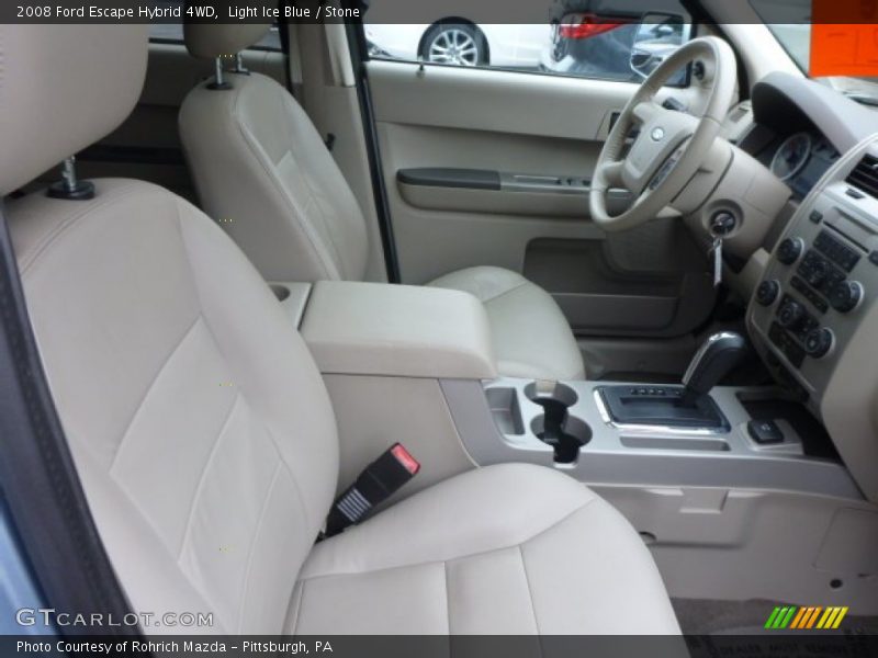 Light Ice Blue / Stone 2008 Ford Escape Hybrid 4WD
