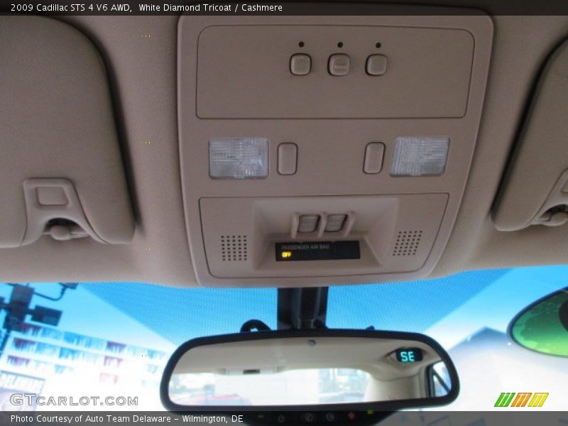 White Diamond Tricoat / Cashmere 2009 Cadillac STS 4 V6 AWD