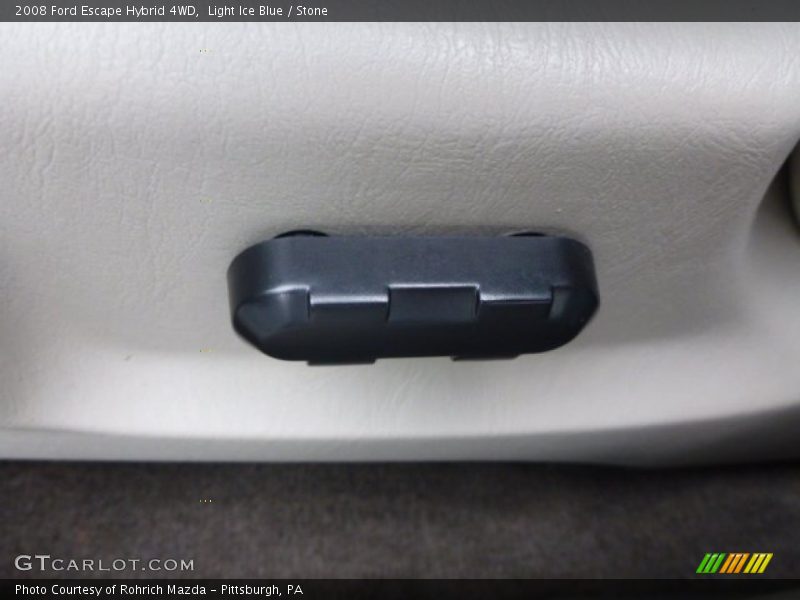 Light Ice Blue / Stone 2008 Ford Escape Hybrid 4WD