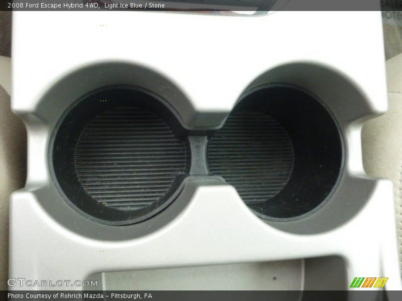 Light Ice Blue / Stone 2008 Ford Escape Hybrid 4WD
