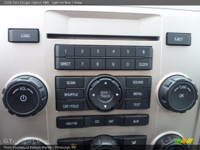 Light Ice Blue / Stone 2008 Ford Escape Hybrid 4WD