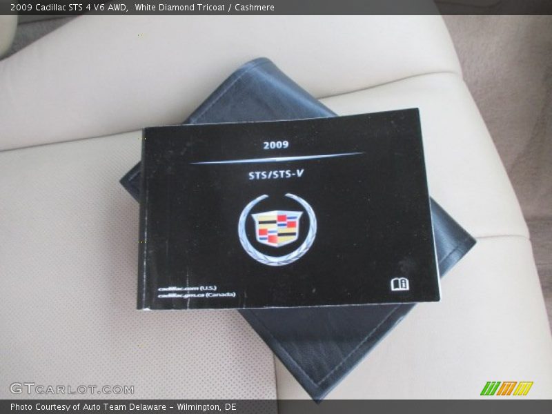 White Diamond Tricoat / Cashmere 2009 Cadillac STS 4 V6 AWD