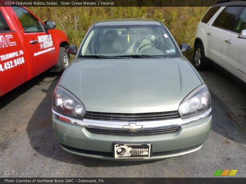 Silver Green Metallic / Neutral 2004 Chevrolet Malibu Sedan