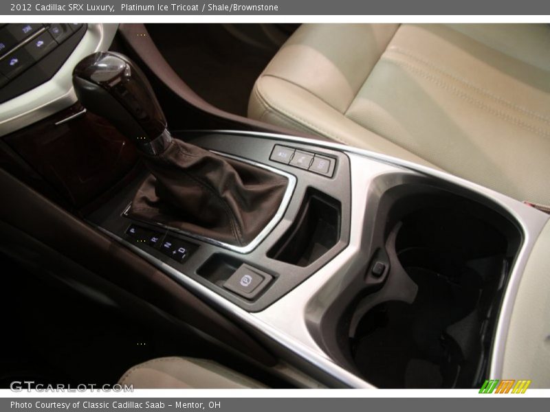 Platinum Ice Tricoat / Shale/Brownstone 2012 Cadillac SRX Luxury