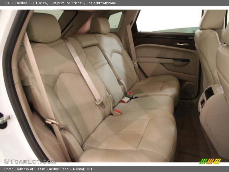 Platinum Ice Tricoat / Shale/Brownstone 2012 Cadillac SRX Luxury