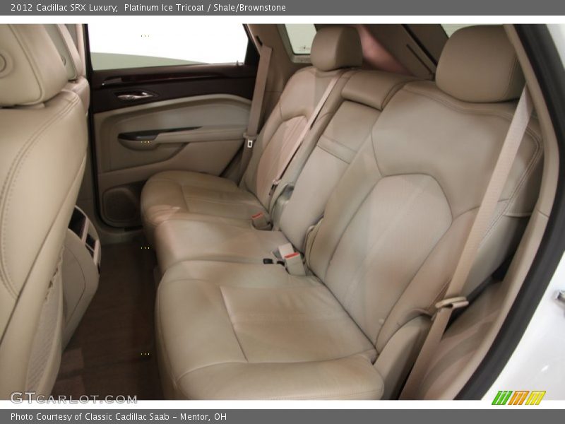 Platinum Ice Tricoat / Shale/Brownstone 2012 Cadillac SRX Luxury