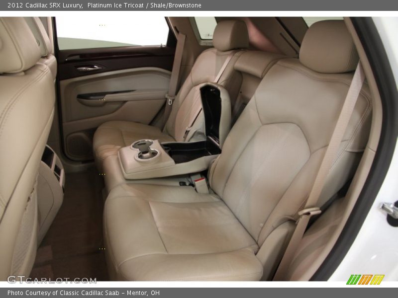 Platinum Ice Tricoat / Shale/Brownstone 2012 Cadillac SRX Luxury