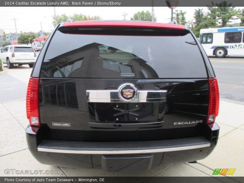 Black Raven / Ebony/Ebony 2014 Cadillac Escalade Luxury AWD