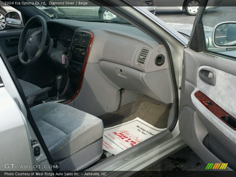 Diamond Silver / Beige 2004 Kia Optima EX V6