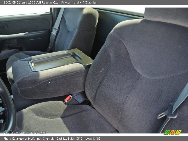 Pewter Metallic / Graphite 2002 GMC Sierra 1500 SLE Regular Cab