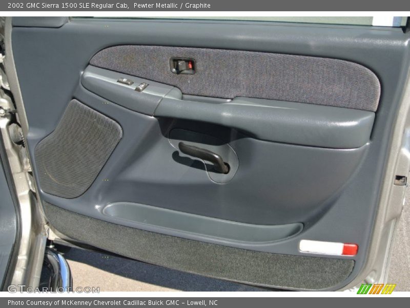 Pewter Metallic / Graphite 2002 GMC Sierra 1500 SLE Regular Cab