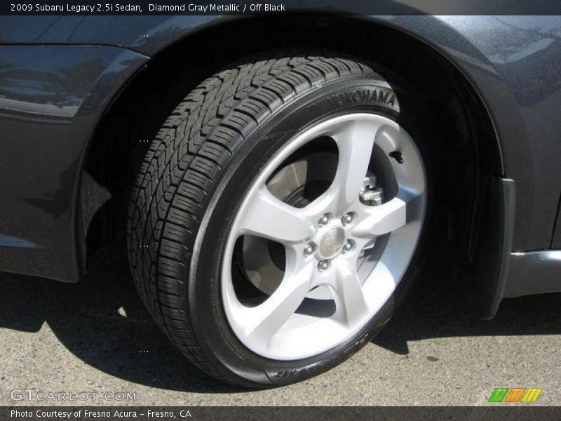Diamond Gray Metallic / Off Black 2009 Subaru Legacy 2.5i Sedan