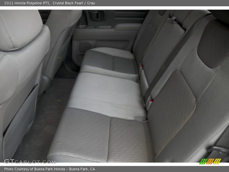 Crystal Black Pearl / Gray 2011 Honda Ridgeline RTS