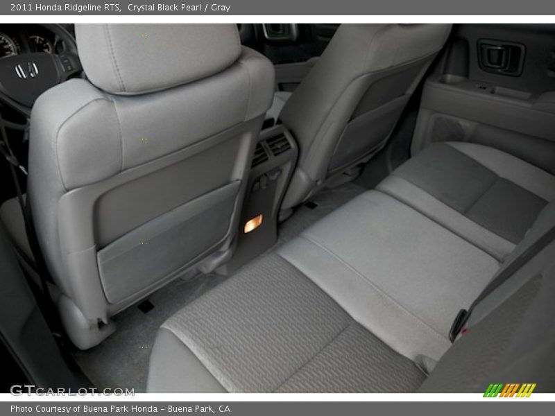 Crystal Black Pearl / Gray 2011 Honda Ridgeline RTS