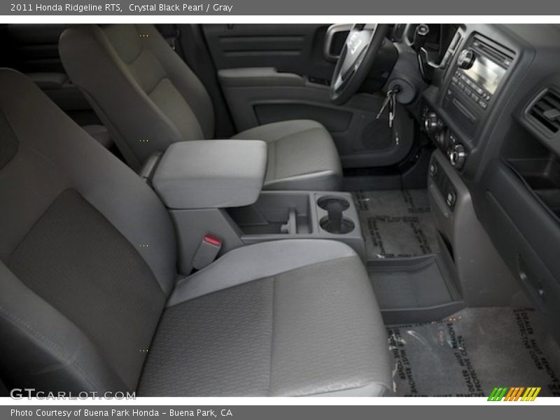 Crystal Black Pearl / Gray 2011 Honda Ridgeline RTS