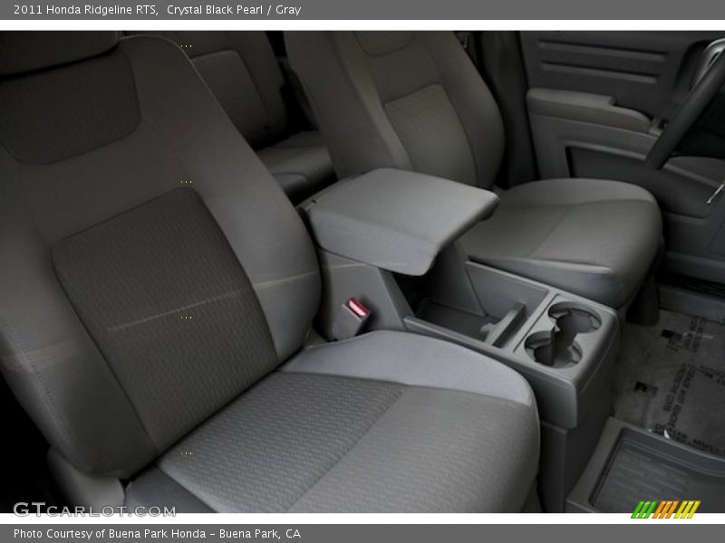 Crystal Black Pearl / Gray 2011 Honda Ridgeline RTS