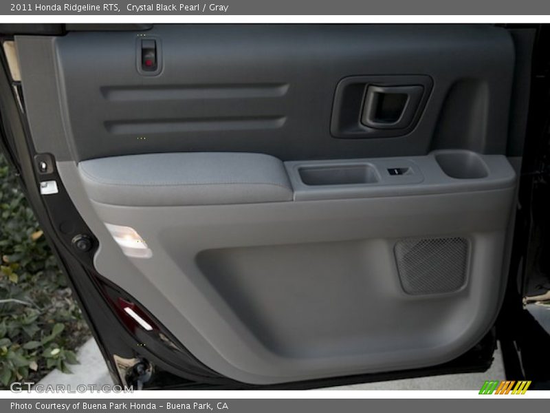 Crystal Black Pearl / Gray 2011 Honda Ridgeline RTS