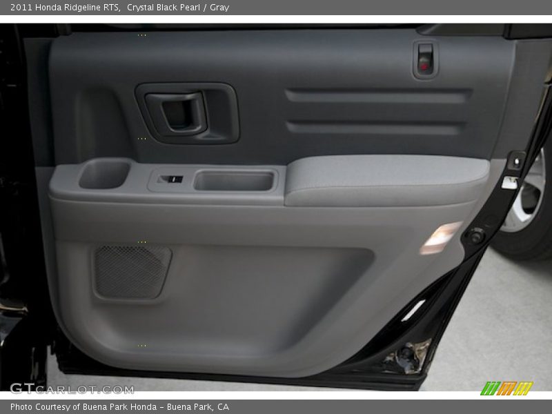 Crystal Black Pearl / Gray 2011 Honda Ridgeline RTS