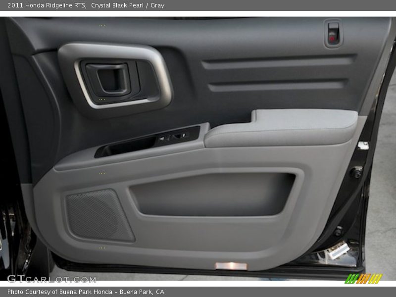 Crystal Black Pearl / Gray 2011 Honda Ridgeline RTS