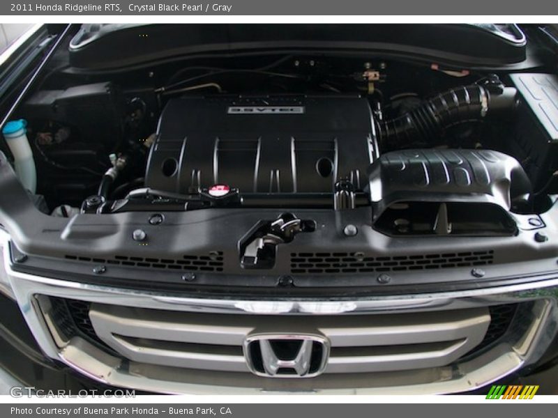 Crystal Black Pearl / Gray 2011 Honda Ridgeline RTS