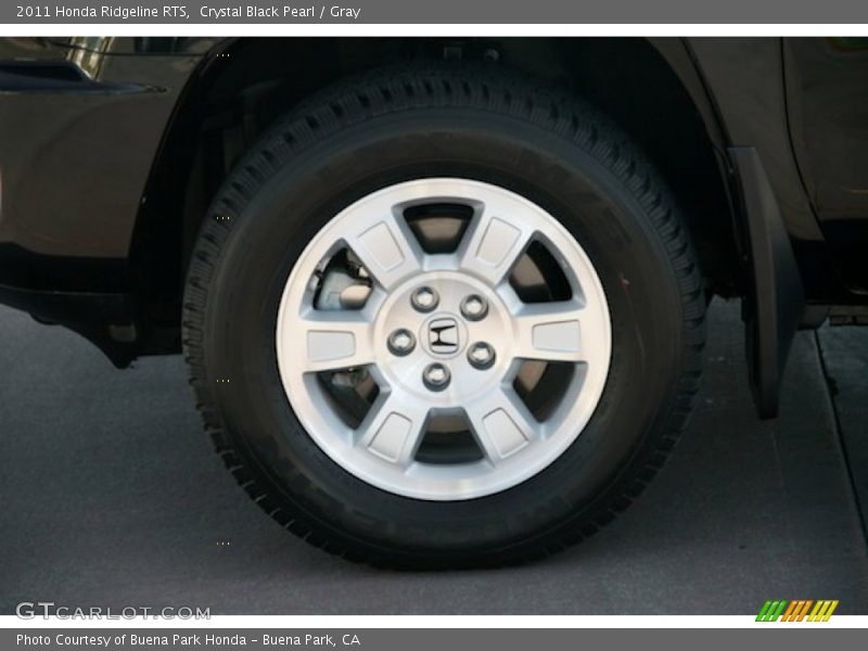 Crystal Black Pearl / Gray 2011 Honda Ridgeline RTS