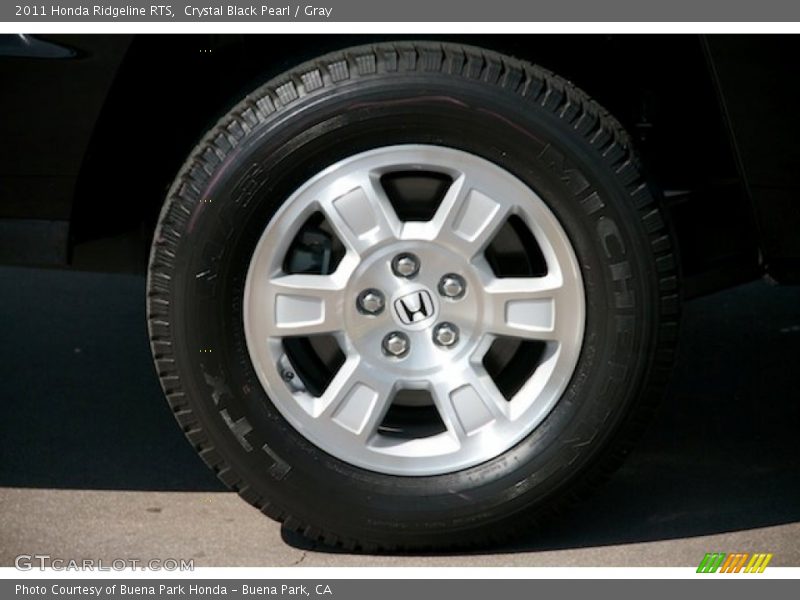 Crystal Black Pearl / Gray 2011 Honda Ridgeline RTS