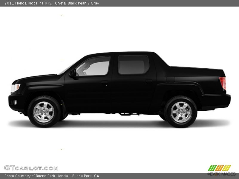 Crystal Black Pearl / Gray 2011 Honda Ridgeline RTS