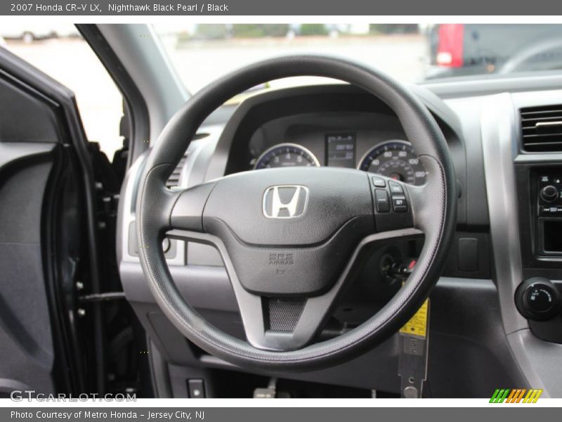 Nighthawk Black Pearl / Black 2007 Honda CR-V LX