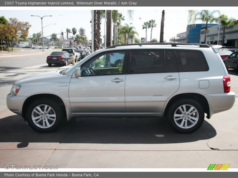 Millenium Silver Metallic / Ash Gray 2007 Toyota Highlander Hybrid Limited