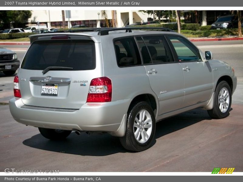 Millenium Silver Metallic / Ash Gray 2007 Toyota Highlander Hybrid Limited
